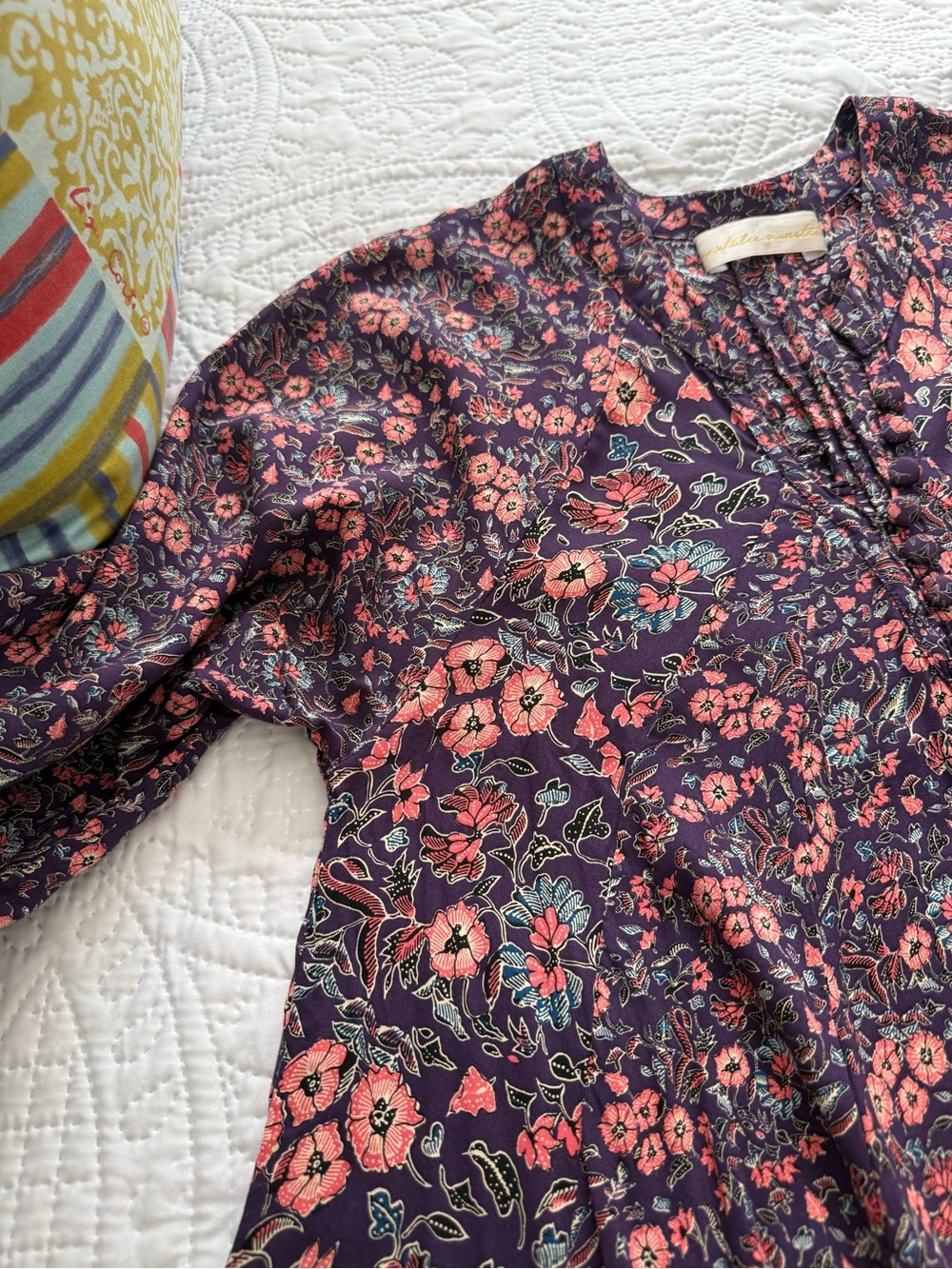 Natalie Martin Fiore Maxi Aubergine Floral S - Picture 8 of 10